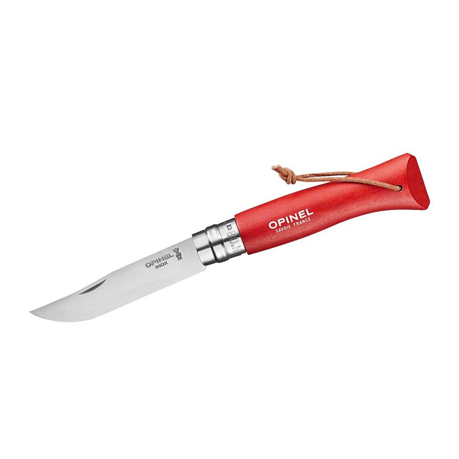 Opinel No 08 Colorama Earth rot Taschenmesser