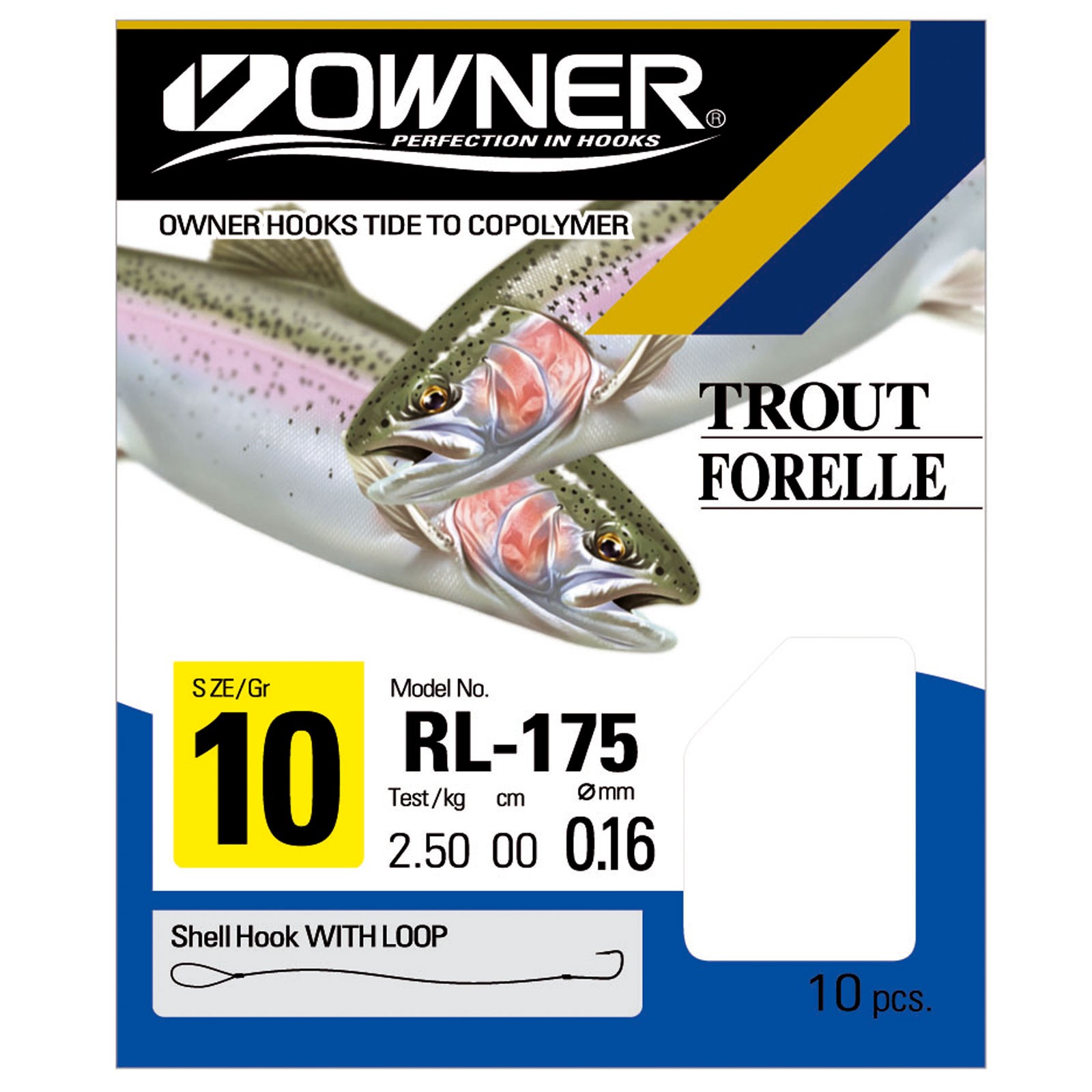 Owner RL175 Forelle 2.00m Gr.10