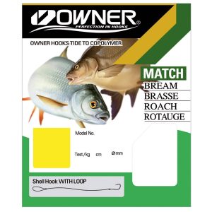 Owner Stipp/Rotauge silber gebundene Haken Gr.12