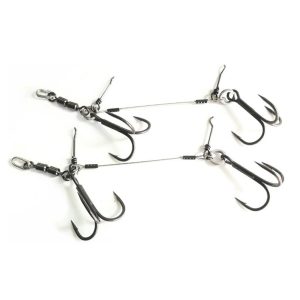 Pikecraft Double Swivel Stinger Rig L BKK 1/0 2pcs