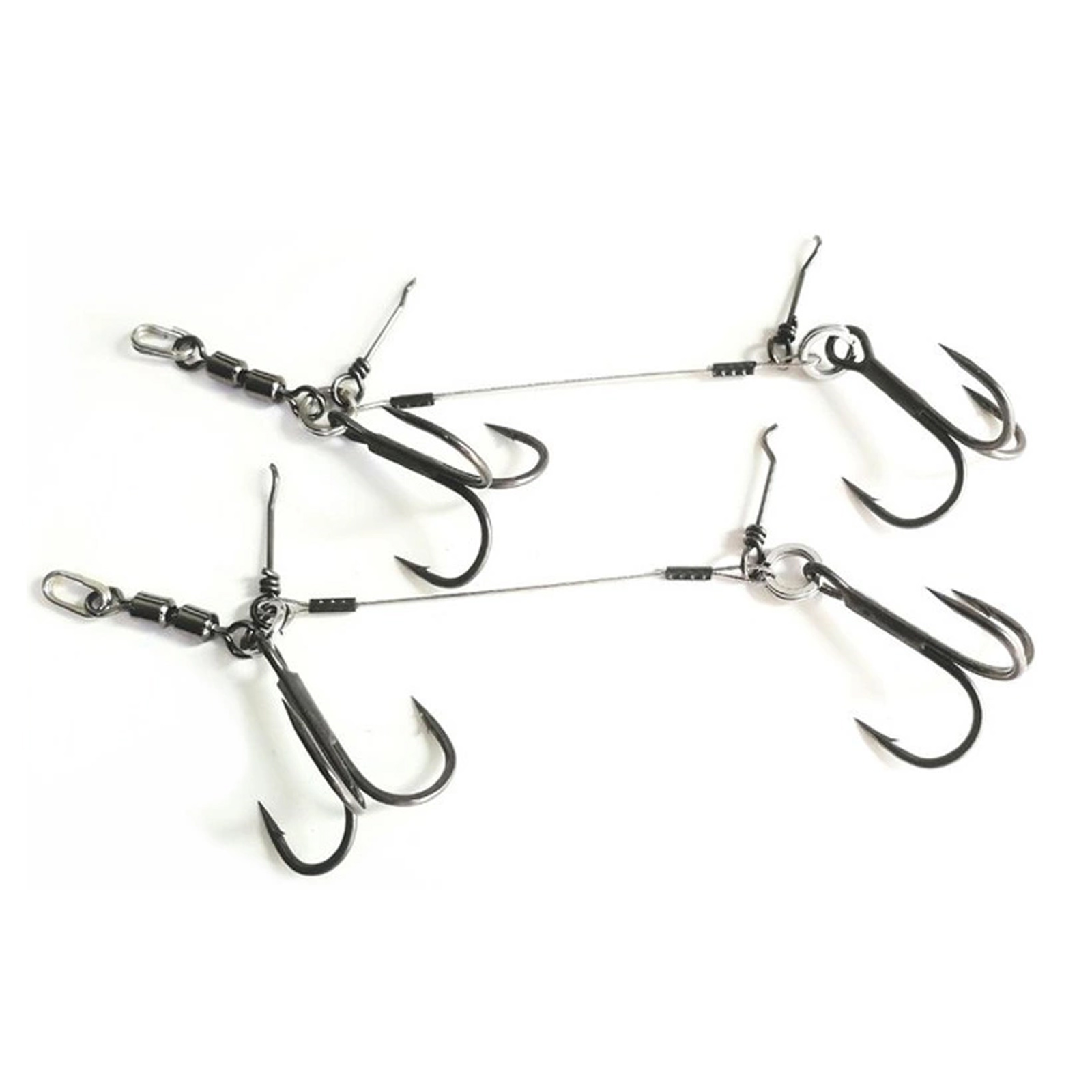 Pikecraft Double Swivel Stinger Rig L BKK 1/0 2pcs