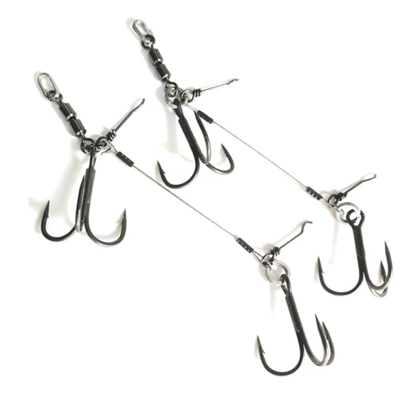 Pikecraft Double Swivel Stinger Rig XL BKK 2/0 2pcs