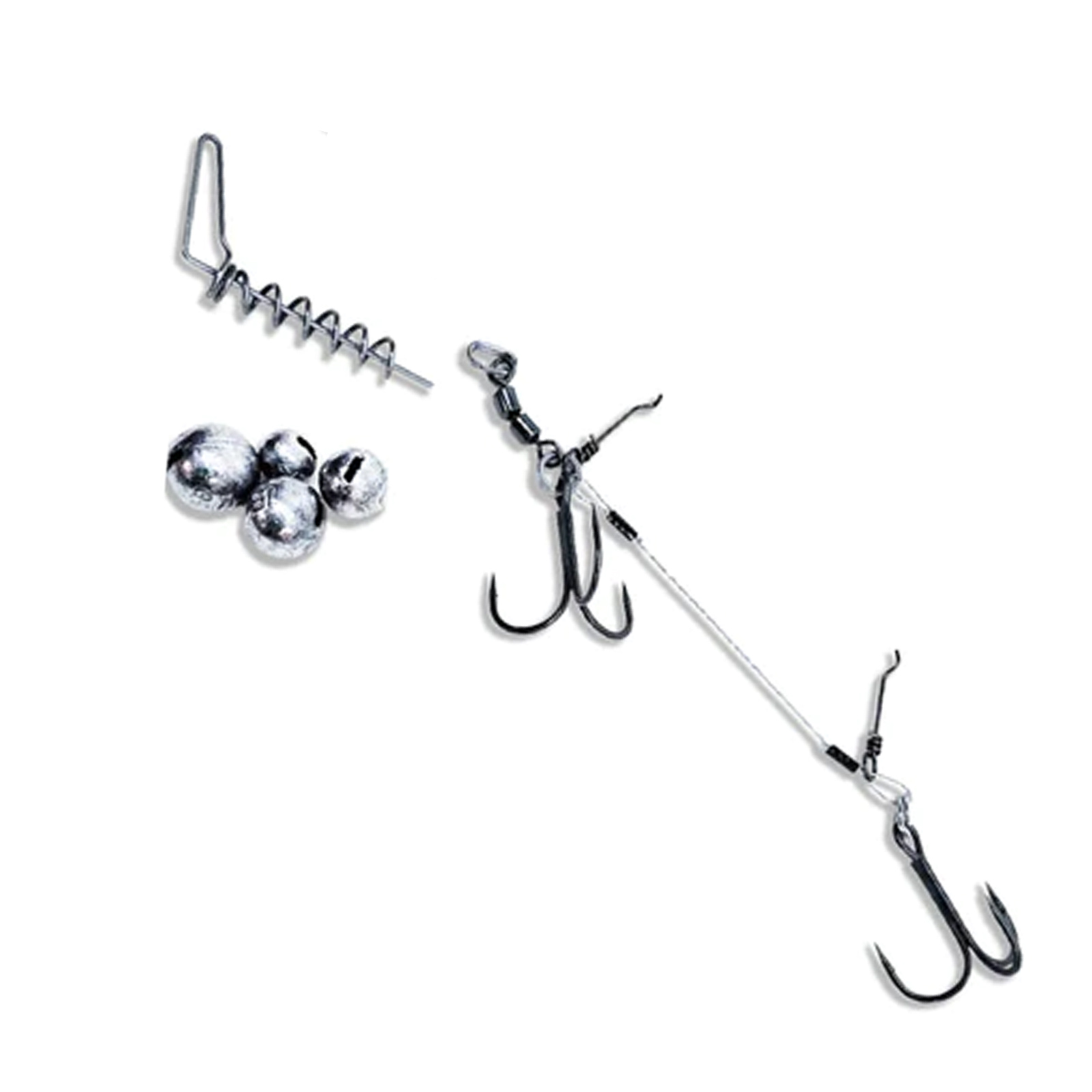 Pikecraft Renky Kit FishingGhost 22cm BKK Hook 1/0 1pcs Rig Zubehör