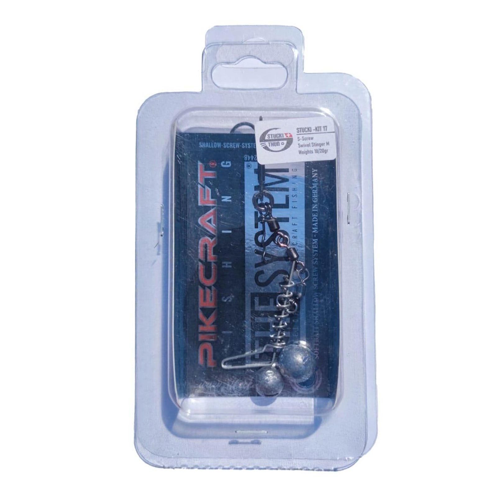 Pikecraft Stucki Kit RealRider 24cm Big-Screw Swivel Stinger XL 5/15 g 1pcs Rig Zubehör