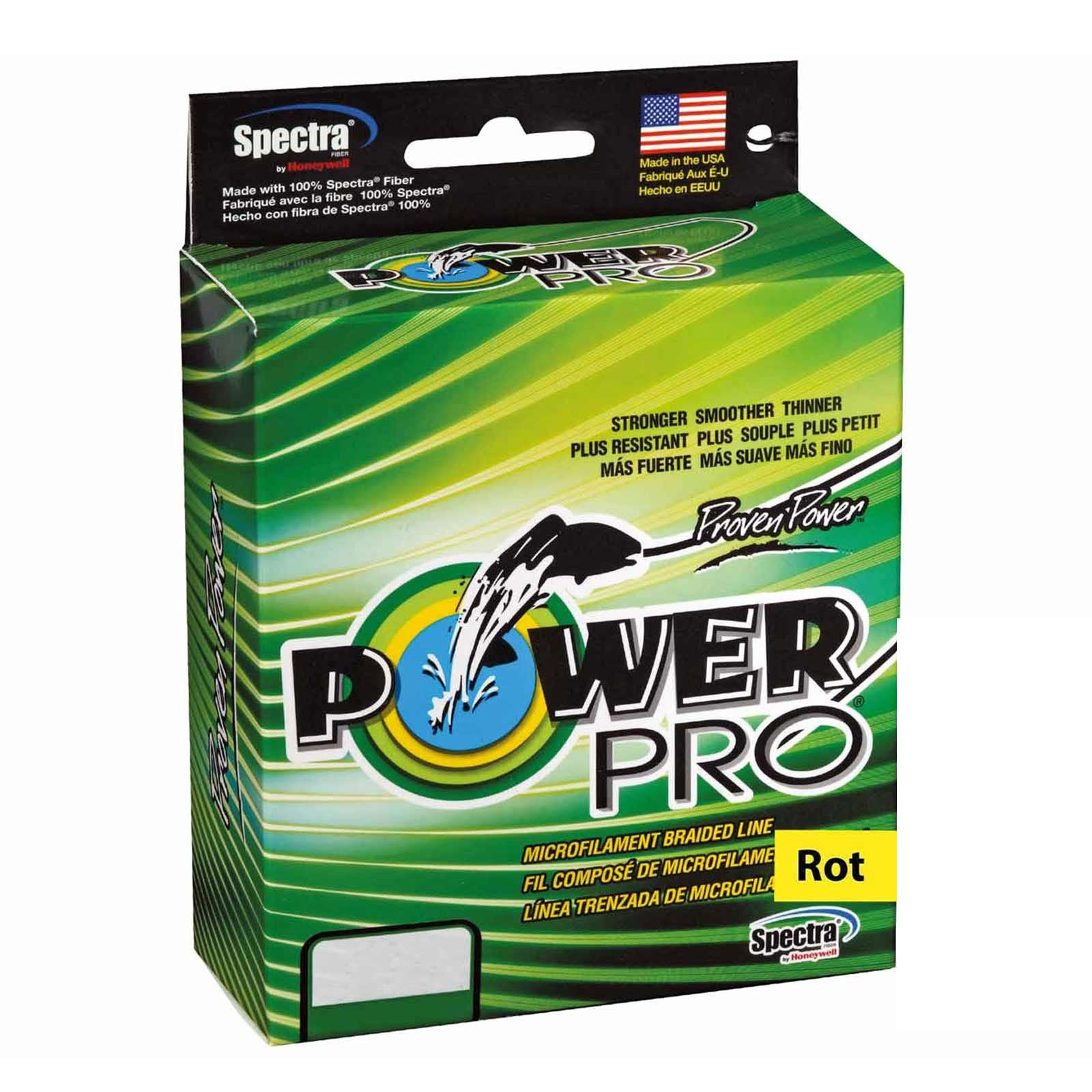 Shimano Power Pro 0,10mm 5kg Red Geflochtene Angelschnur Meterware