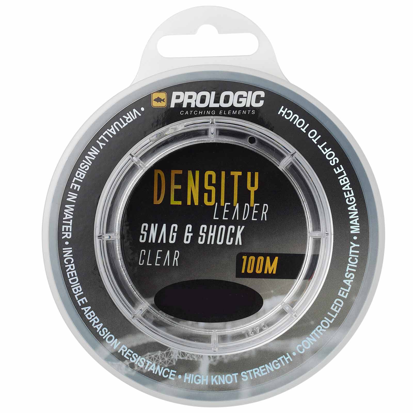 Prologic DENSITY SNAG & SHOCK LEADER 100M 0.50MM 13.60KG 30LBS CLEAR