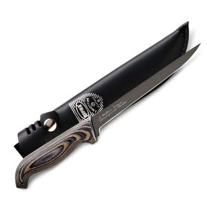 Rapala Black Knife 15cm BPPRFGL6 mit Echtlederetui Filetiermesser