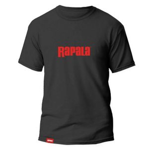 Rapala Black Red Logo T-Shirt L