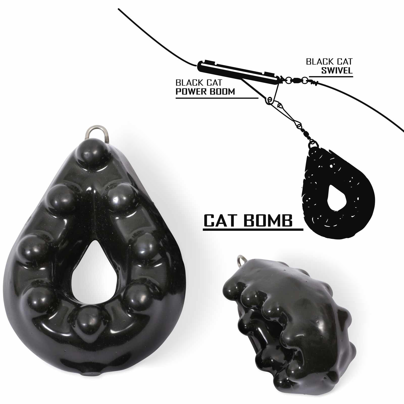 Rhino Black Cat Cat Bomb 350g Wallerblei