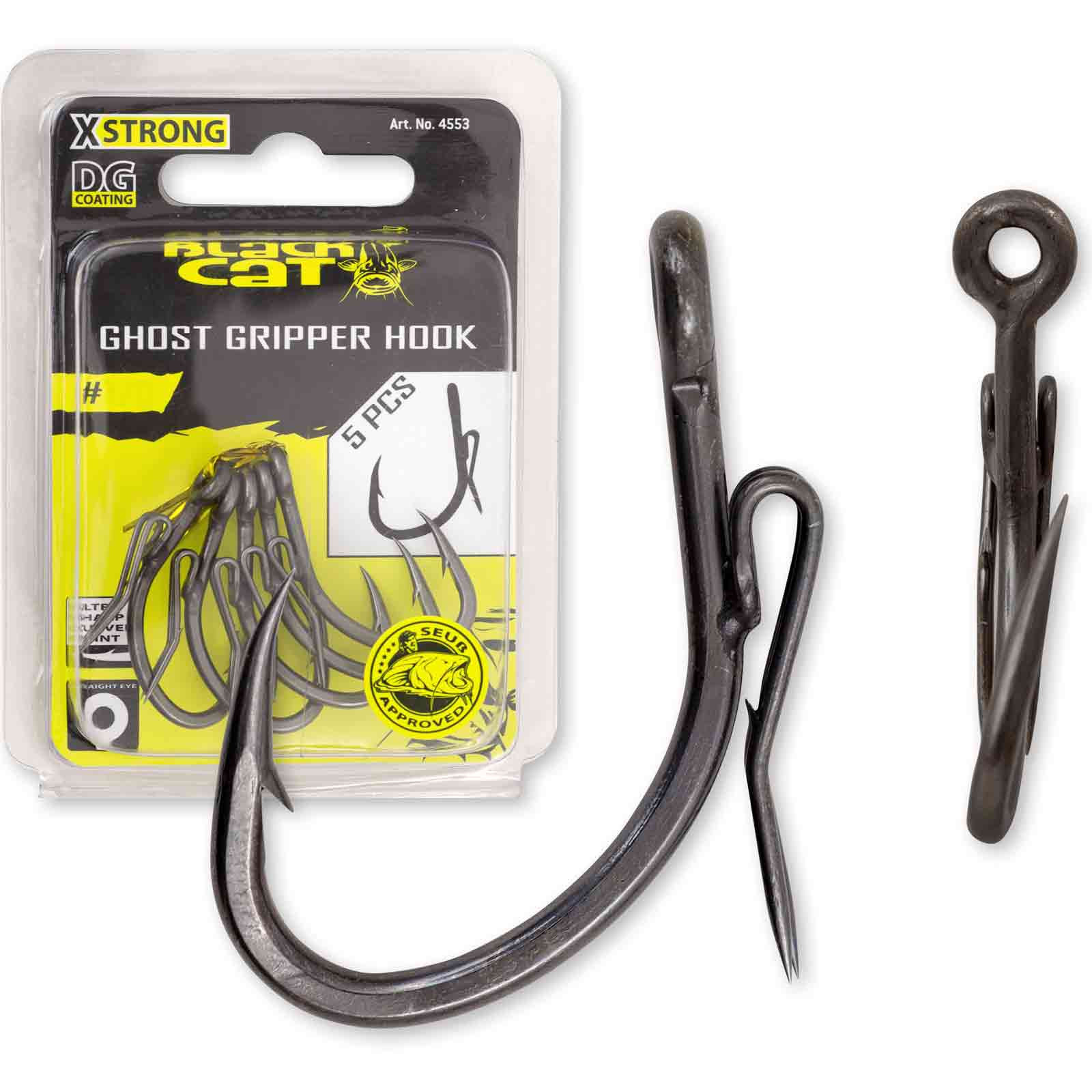 Rhino Black Cat Ghost Gripper-Haken DG #1/0 Welshaken