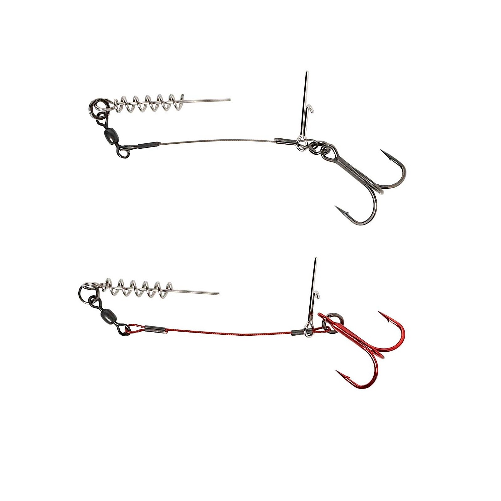 Savage Gear Carbon49 Corkscrew Stinger #1/0 23kg 2 Stück Gummifischzubehör
