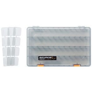 Savage Gear Lurebox 6B Deep Smoke 36X22.5X8Cm Köderbox Angelbox