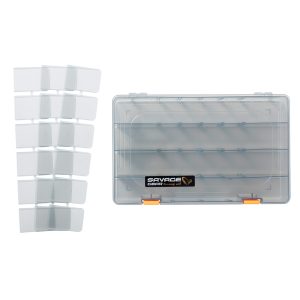 Savage Gear Lurebox 6B Smoke 36X22.5X5Cm Köderbox Angelbox