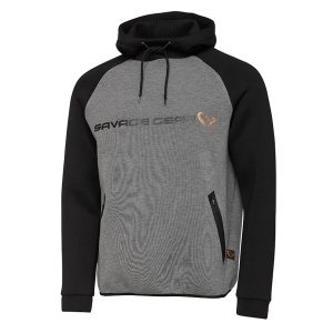 Savage Gear Tec-Foam Hoodie Xl Dark Grey Melange Pullover