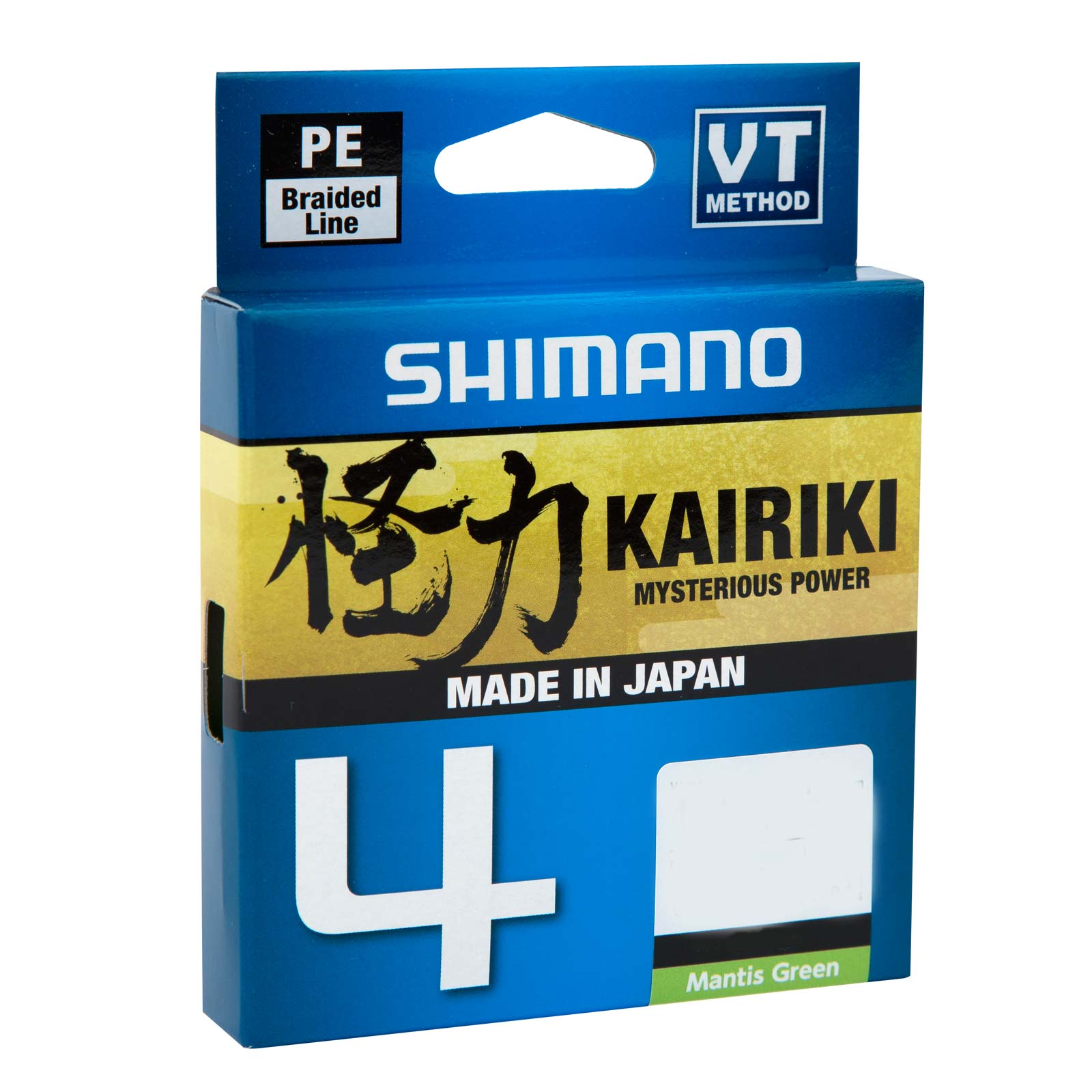 Shimano KAIRIKI 4 150m Mantis Green 0,10mm/6,8kg geflochtene Angelschnur