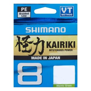 Shimano Kairiki 8 150m Mantis Green 0,10mm/6,5kg geflochtene Angelschnur