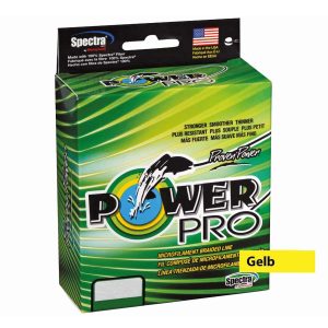 Shimano Power Pro 0,15mm 9kg Yellow Geflochtene Angelschnur Meterware
