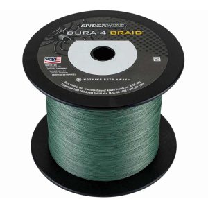 Spiderwire Dura 4 Braid 0,35mm Green 35,0kg 77lb Geflochtene Angelschnur Meterware