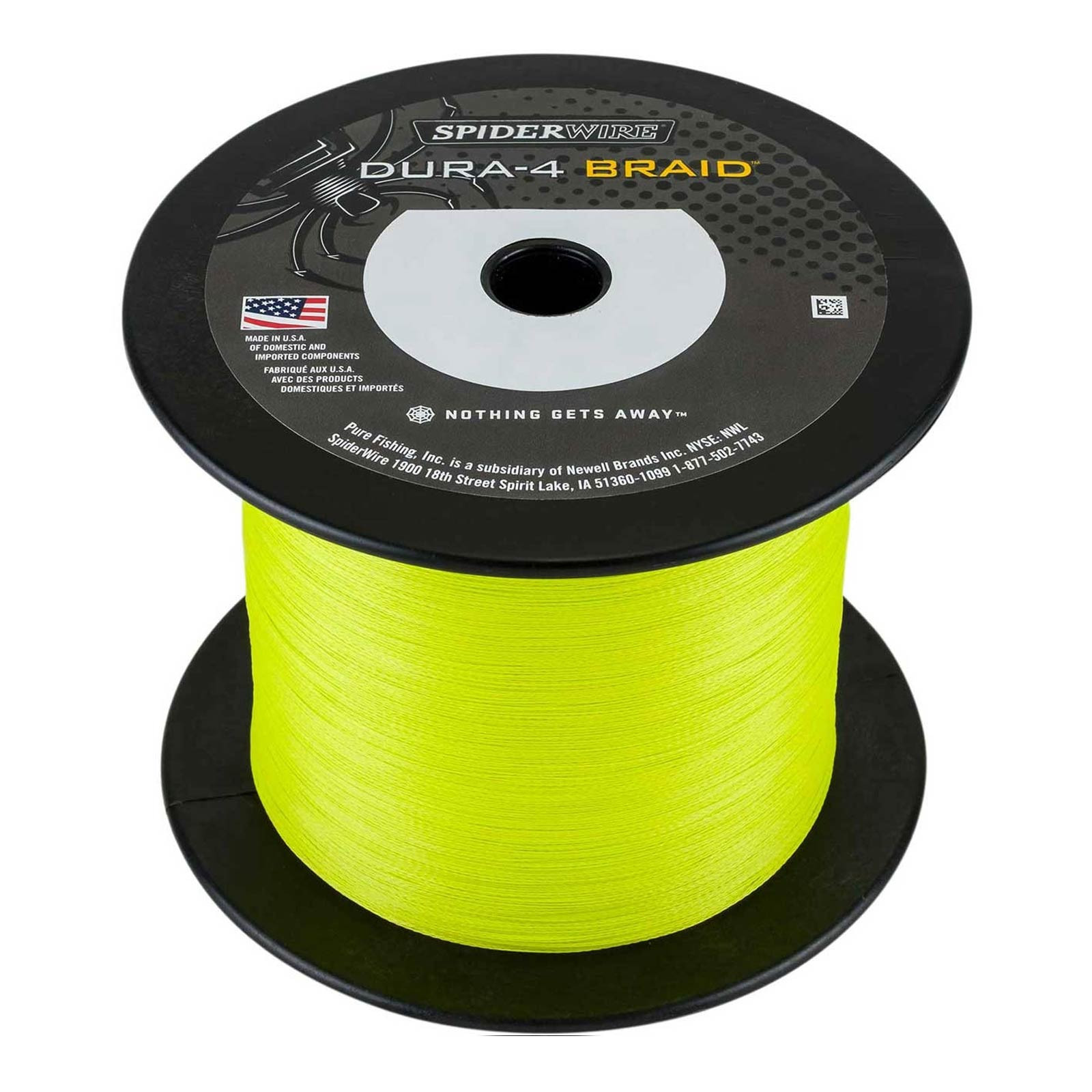 Spiderwire Dura 4 Braid 0,30mm Yellow 29,0kg 64lb Geflochtene Angelschnur Meterware