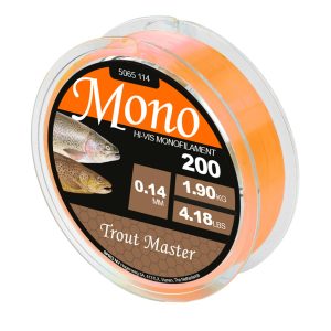 Spro Trout Master Hi-Vis Mono Orange 0.18mm 3.5kg 200m Forellenschnur