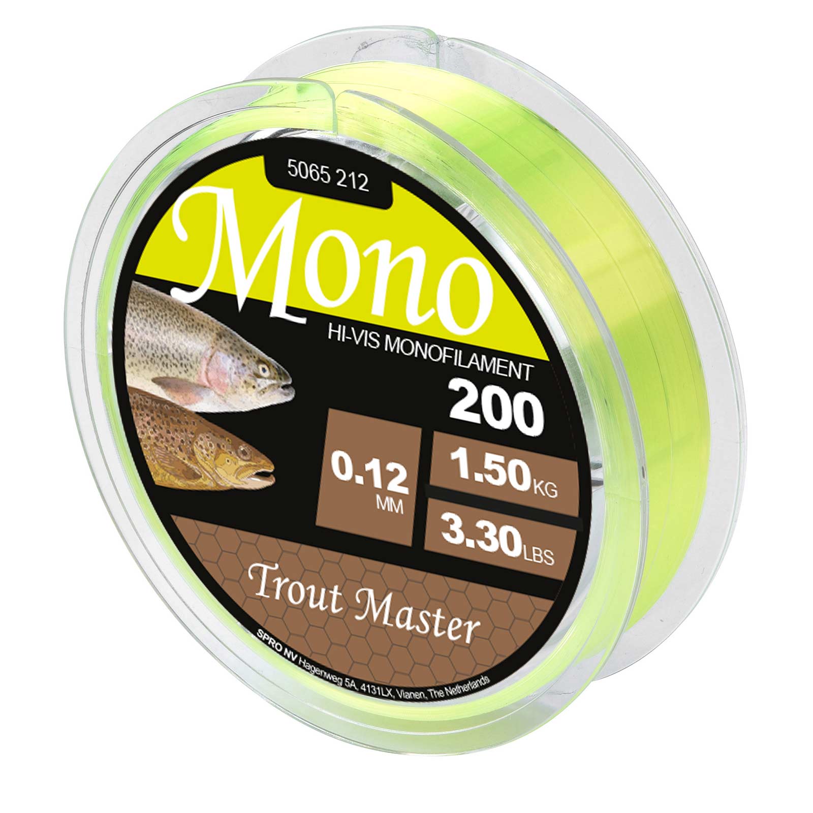 Spro Trout Master Hi-Vis Mono Chart 0.18mm 3.5kg 200m Forellenschnur