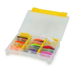 Spro Trout Master Master Worm Box 32pcs Gummiköder