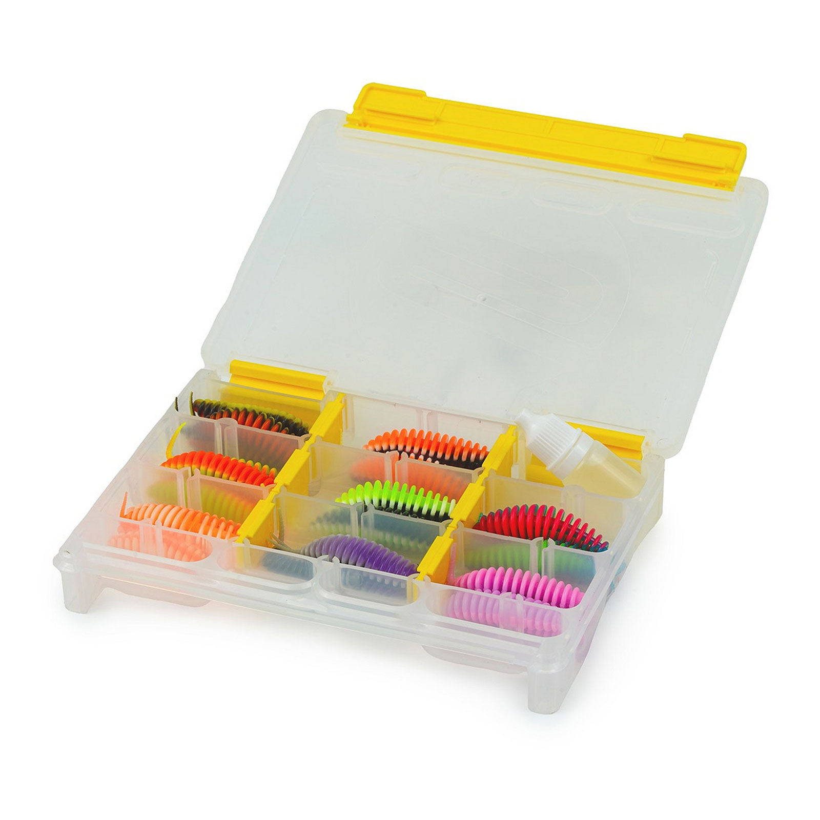 Spro Trout Master Master Worm Box 32pcs Gummiköder
