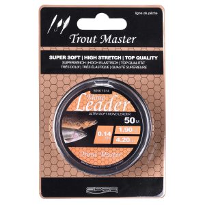 Spro Trout Master Mono Leader 0,18 mm 2,8kg 50m Forellen Vorfachschnur