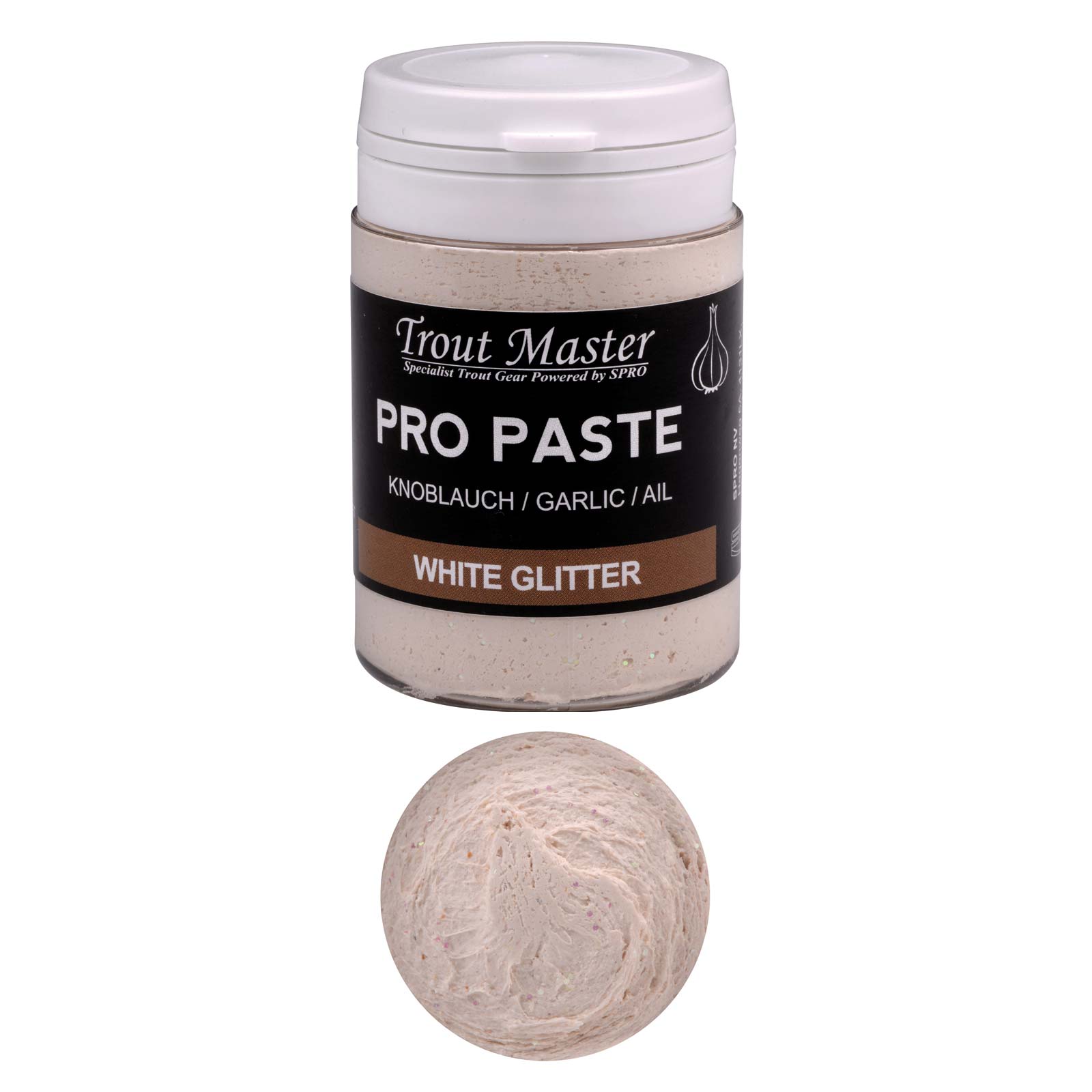 Spro Trout Master Pro Paste Forellenteig Wihte Glitter