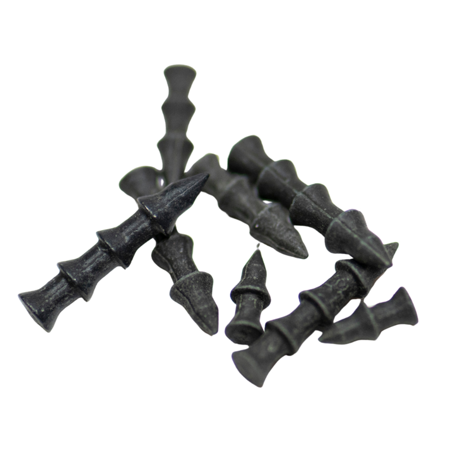 Toppies 0,45g Tungsten Nail Sinker Black Oxide 8 Pcs Angelgewicht