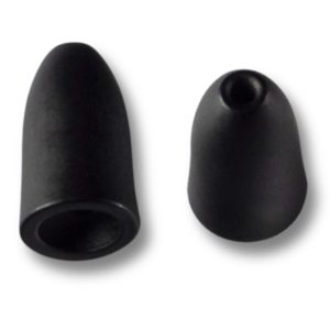Toppies 7,2g Tungsten Bullet Weight Black Matt 3 Pcs Angelgewicht