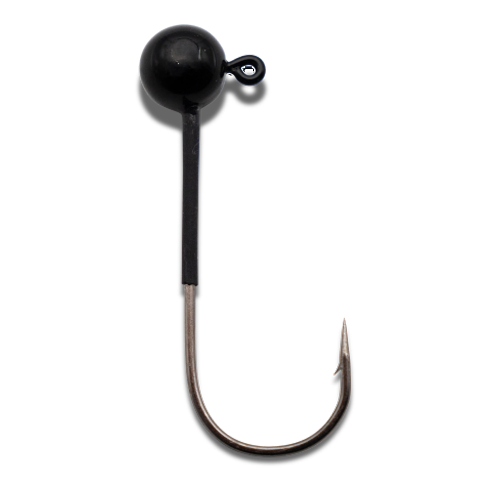 Toppies 10,6g Tungsten Jig Head Ball #5/0 Black 2 Pcs Jigkopf