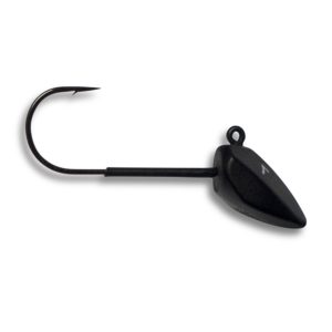 Toppies 7g Tungsten Jighead Dart #1 Black Matt 2 Pcs Jigkopf