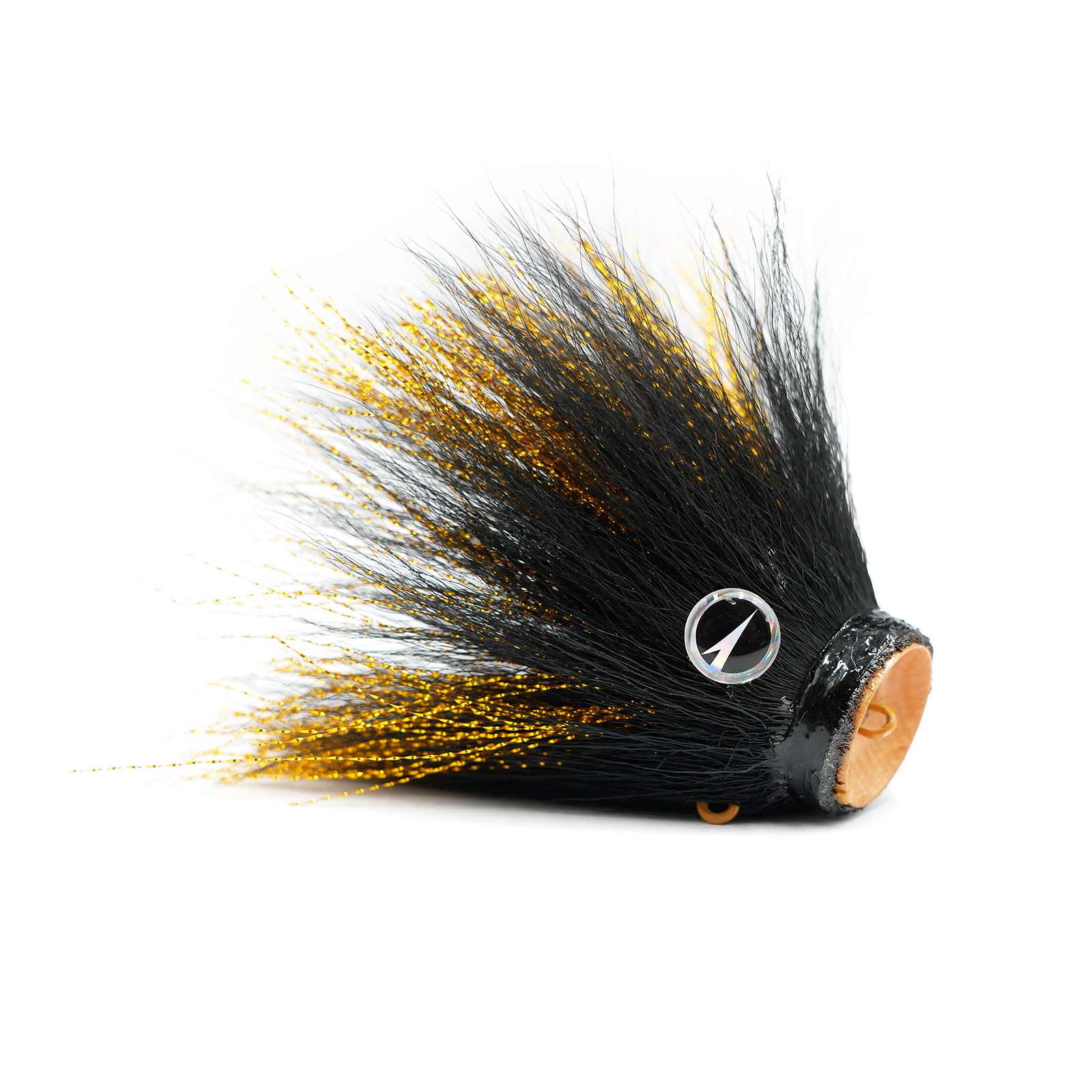 VMC Mustache Shallow Black Widow 22g Jighead Jigkopf