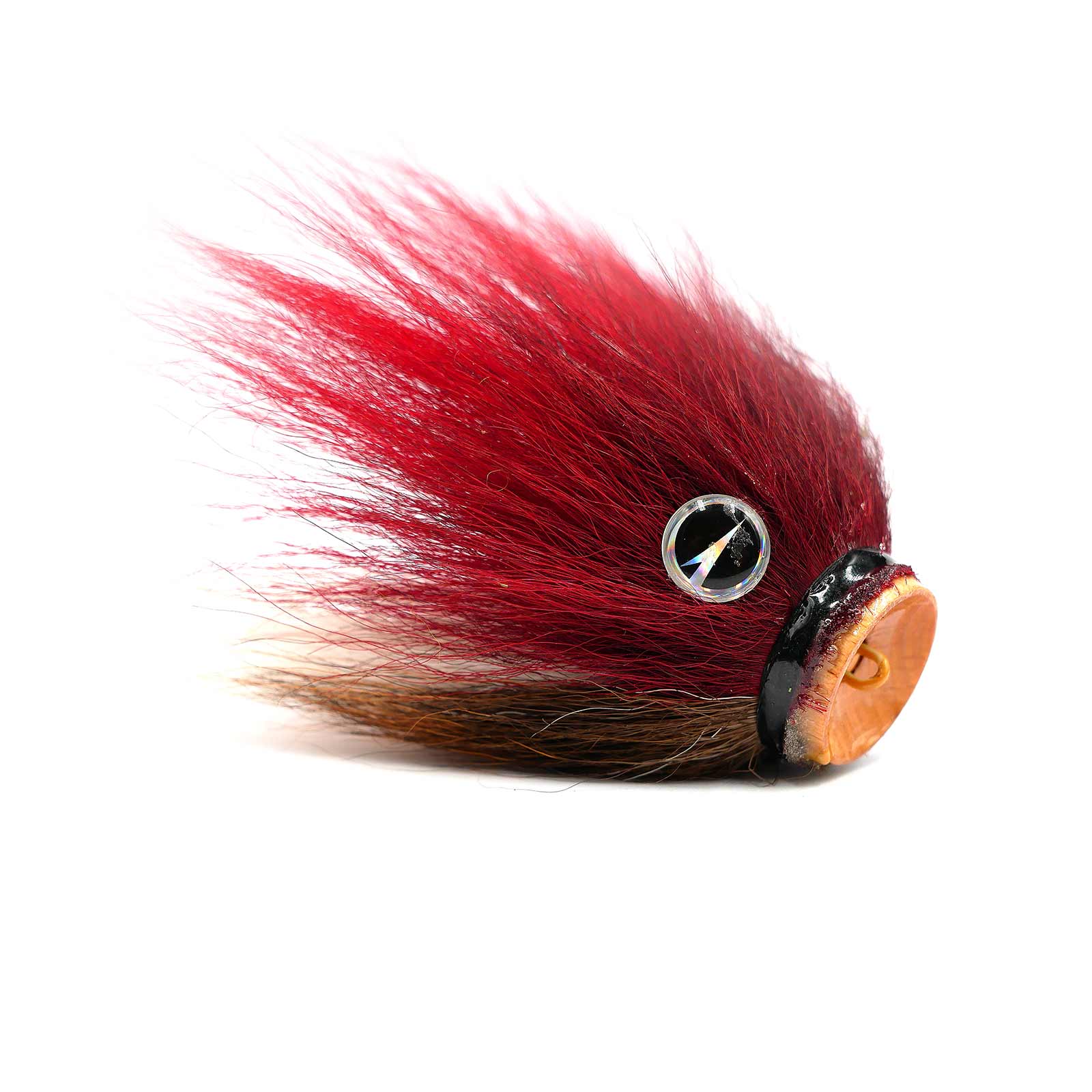 VMC Mustache Shallow Red Hot 22g Jighead Jigkopf