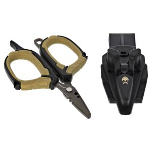 Westin Braid Scissors Incl. Sheath S 8,9cm Black Sand Angelschere
