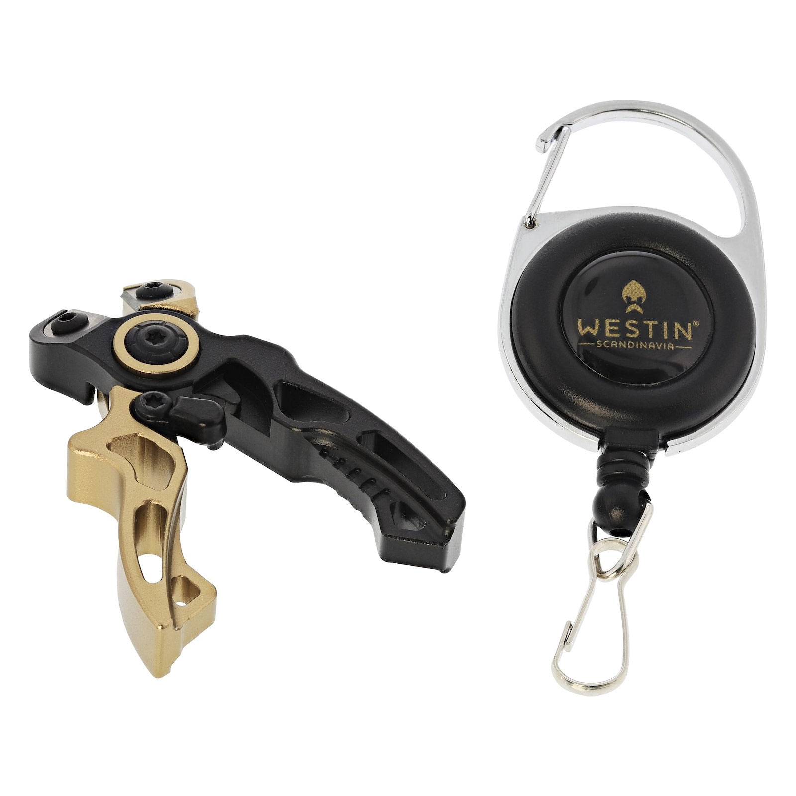 Westin Micro Line Cutter + Pin On Reel (Incl. Spare Blades) S 6,3cm Black Sand Angelzange
