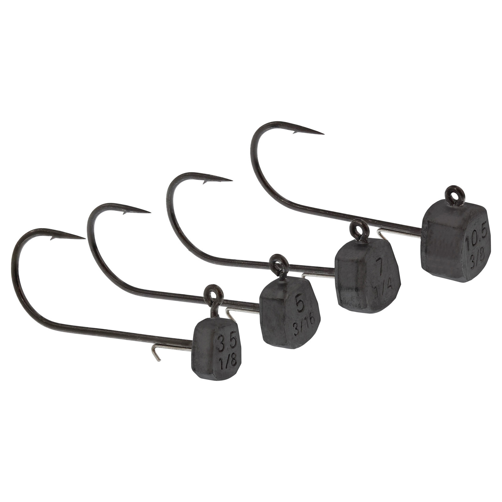 Westin Ned Jig Head #1/0 3.5g Black Nickel Tungsten Jigkopf Jighead