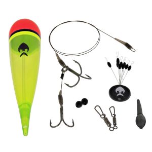 Westin Pike Float Kit 10g #6+#8 Semi Barbed 0.32mm/1X7 14Kg 50cm 1pcs Deadbait-Set