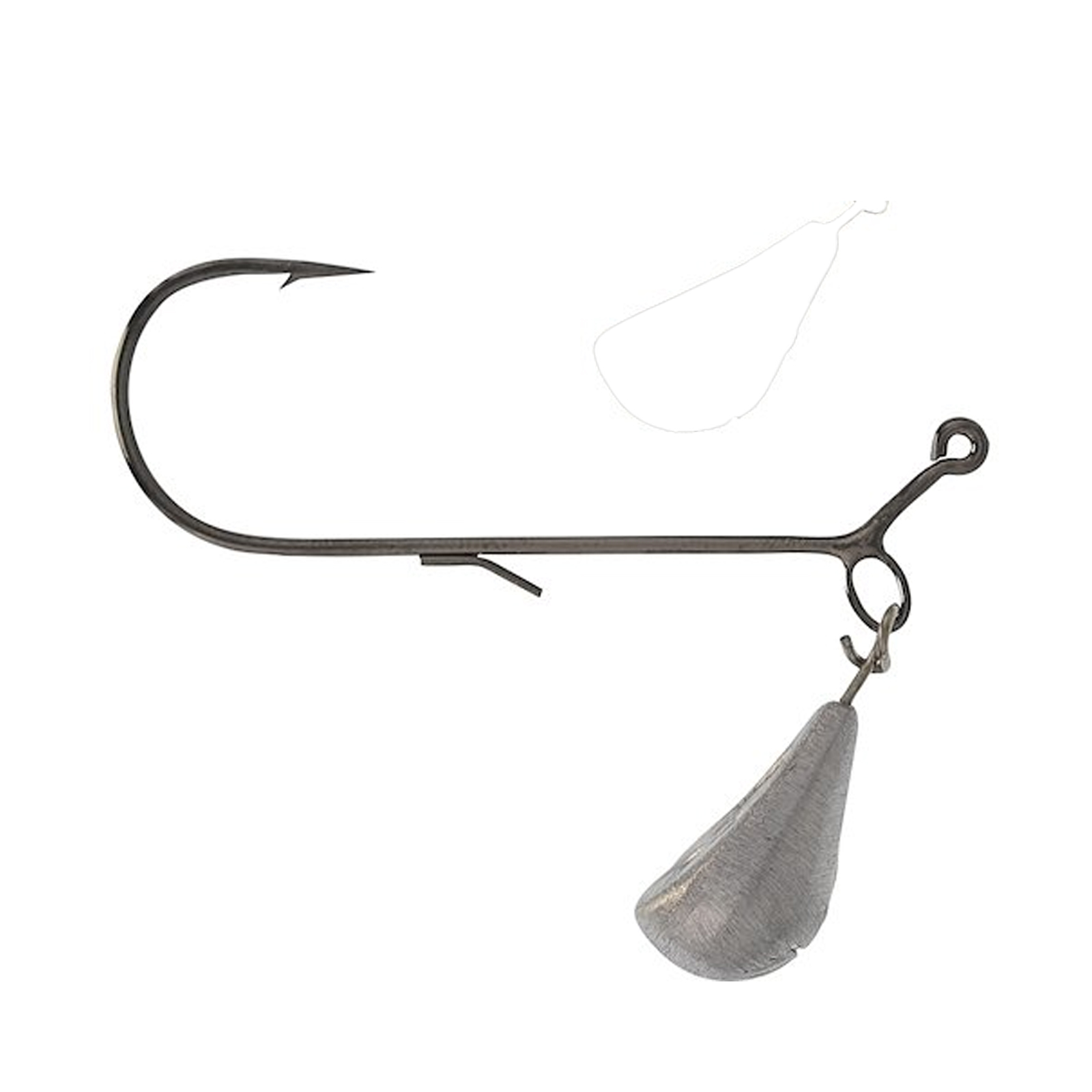 Westin Switch-Rig R 'N R 10.5g #2/0 1Pc Natural Lead Black Nickel Jighaken