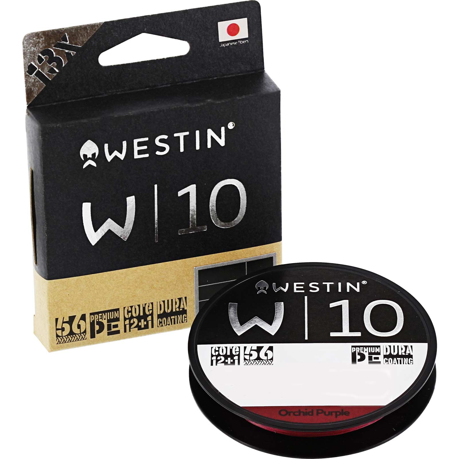 Westin W10 13 Braid Orchid Purple 0.10mm 135m 6.1kg Geflochtene Angelschnur