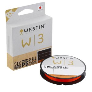 Westin W3 8-Braid Dutch Orange 300m/330Yds 0.285mm 19.4kg 43Lbs Geflochtene Angelschnur