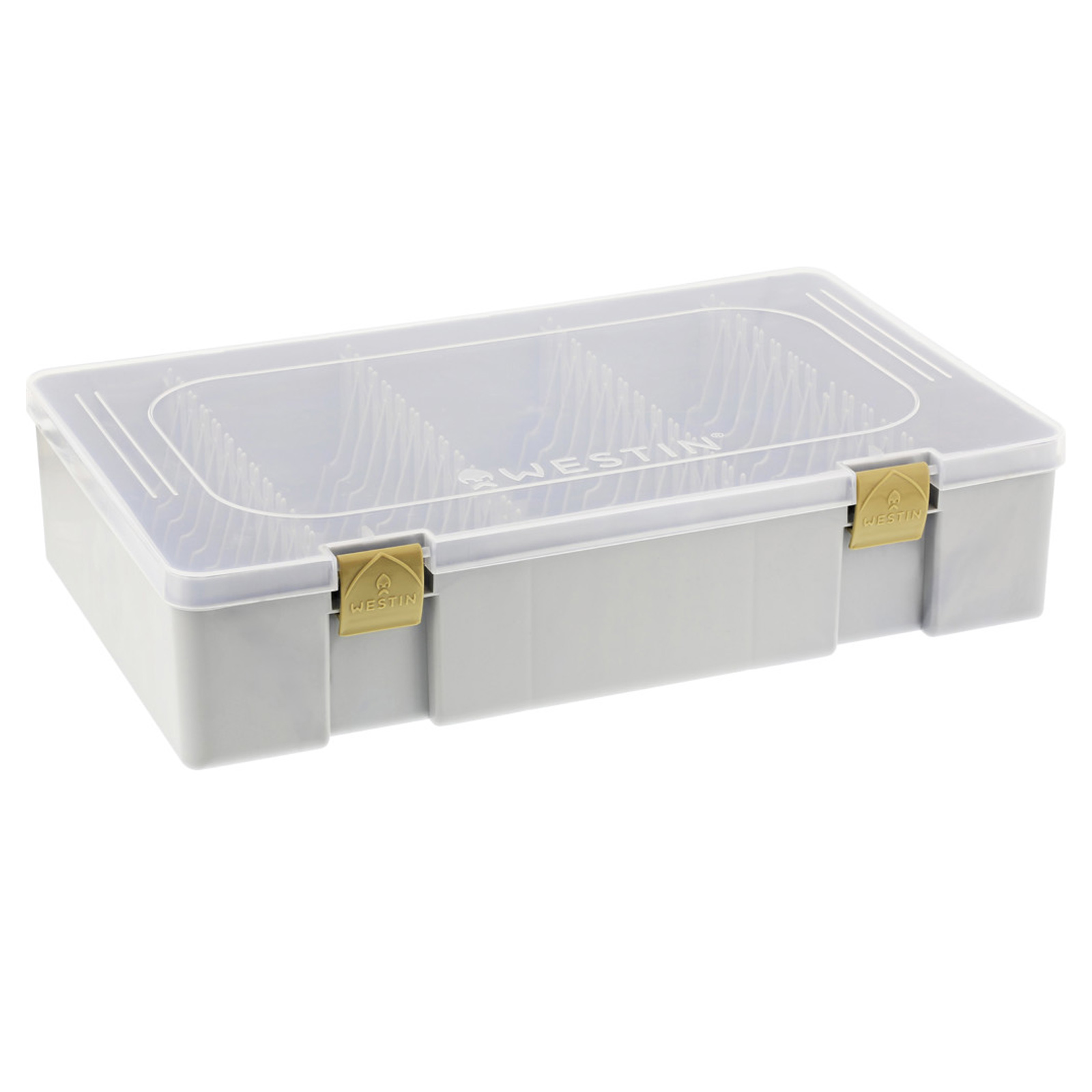 Westin W3 Spinnerbait Storage Box S6 36X22,5X8M Grey Köderbox