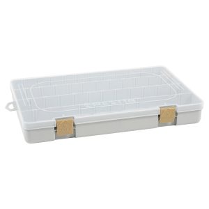 Westin W3 Tackle Box 36×22,5×4,8cm Grey/Clear Angelbox