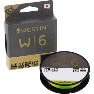 Westin W6 8 Braid Lime Punch 0.26mm 135m 17.2kg Geflochtene Angelschnur