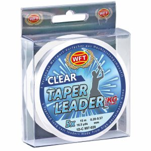 WFT Taper Leader Clear 5x15m – 0,28-0,57mm Schlagschnur Vorfach