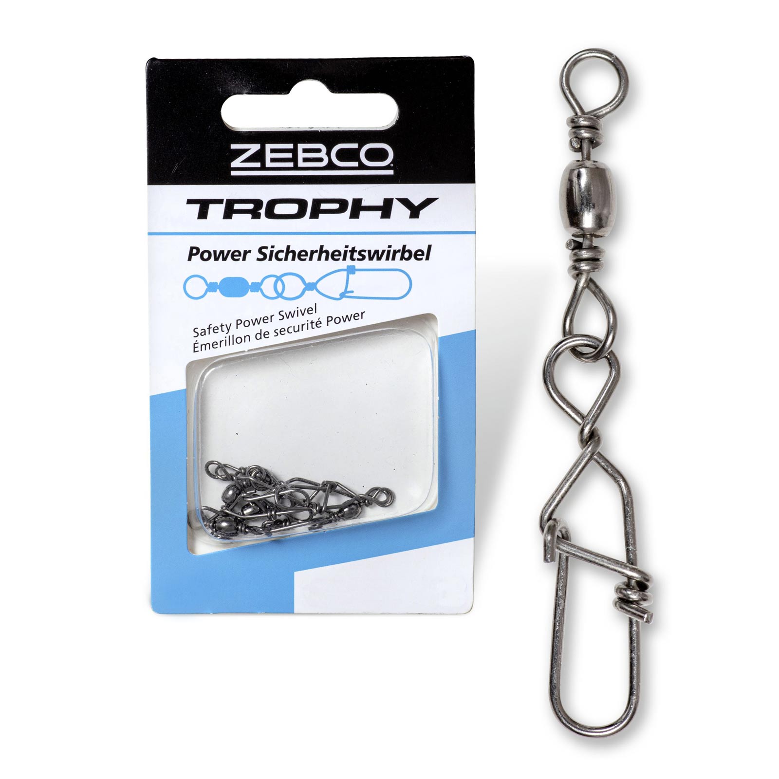 Zebco Trophy Power-Sicherheitswirbel Gr. 10