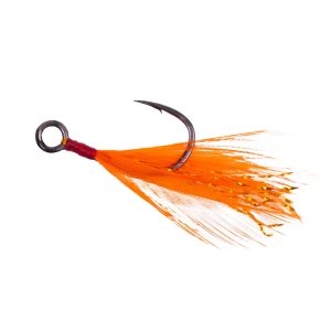 Zeck Feathered Single Hook #2 2 Stück Einzelhaken mit Feder